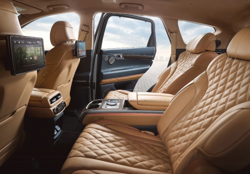 제네시스, 2열 독립시트 갖춘 ‘2022 GV80’ 선봬