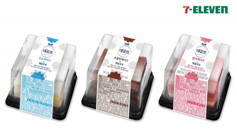 세븐일레븐, 매일우유 콜라보 프리미엄 디저트 케이크 3종 선보여