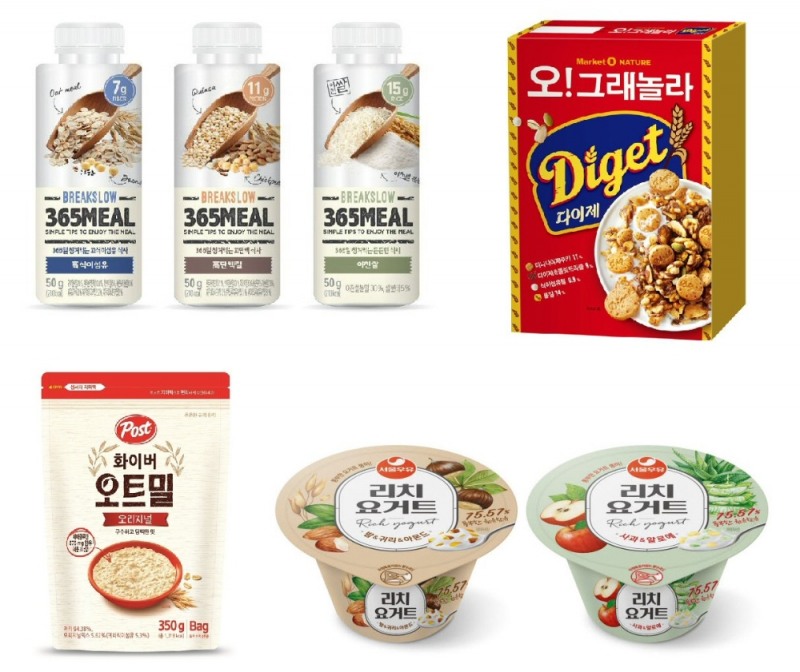 식품업계, 수퍼푸드 귀리 함유 간편대용식 봇물
