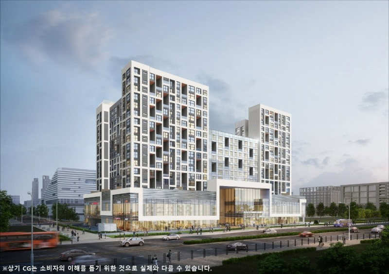 더샵 송도엘테라스 투시도