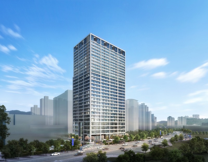 힐스테이트 과천청사역 투시도.(사진=현대건설)