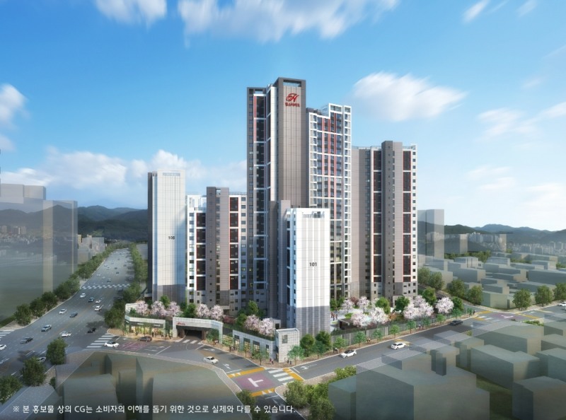 힐스테이트 앞산 센트럴 투시도.(사진=현대건설)