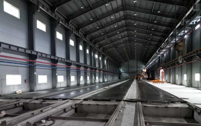 반도건설 여주 PC공장 내부.(사진=반도건설)