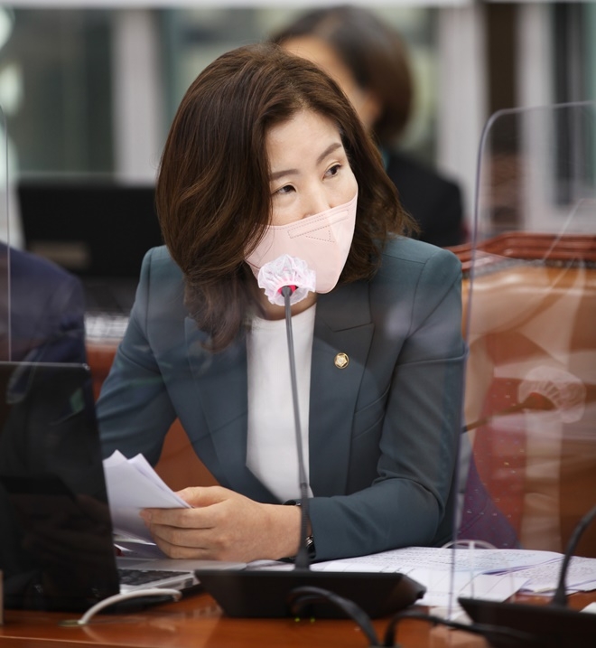 국정감사 질의하는 김미애 의원.(제공=김미애의원실)