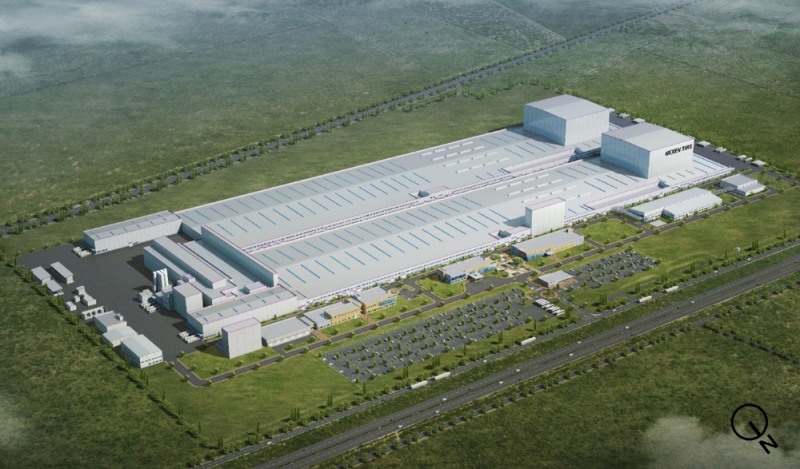 넥센타이어 유럽공장 조감도.(사진=삼성엔지니어링)