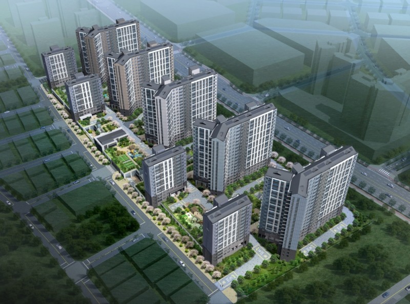 호반써밋 스마트시티 조감도.(사진=호반건설)