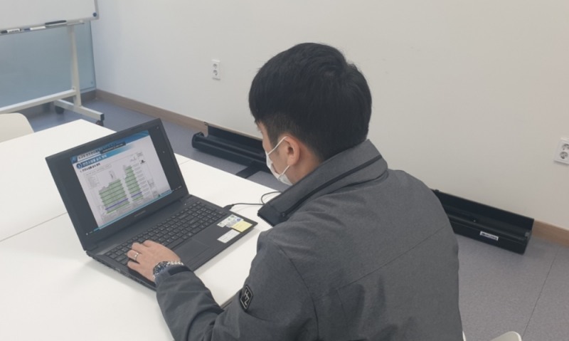 온라인 교육 과목은 참여자 모습. (사진=국토안전관리원)