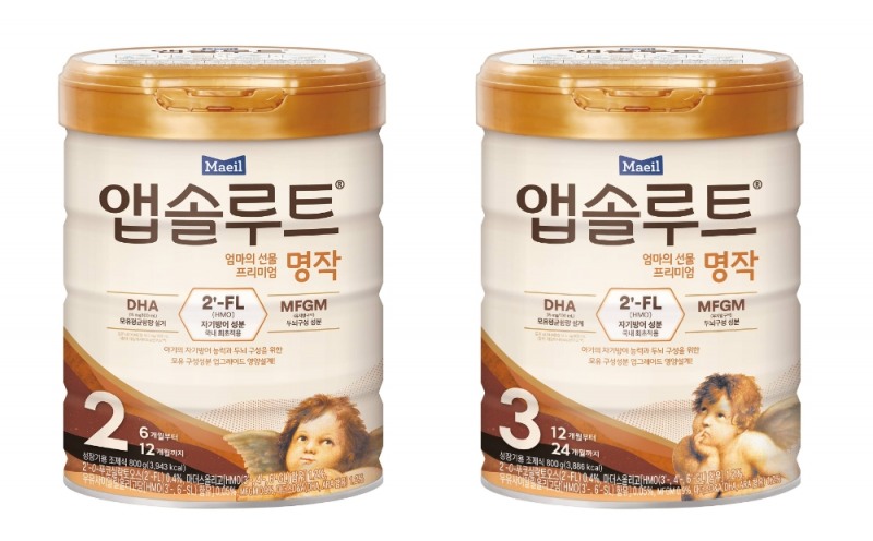 매일유업 ‘앱솔루트 엄마의 선물 프리미엄 명작’ 리뉴얼 출시