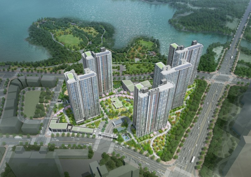 에코시티 데시앙 15블록 조감도