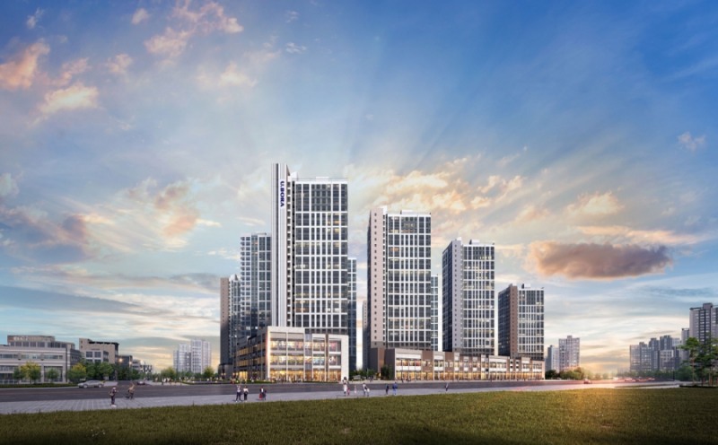 내포신도시 반도유보라 마크에디션 투시도.(사진=반도건설)