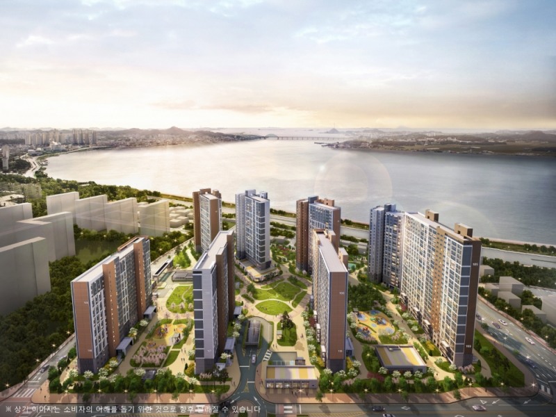 군산신역세권 우미린 센텀오션 조감도.(사진=우미건설)