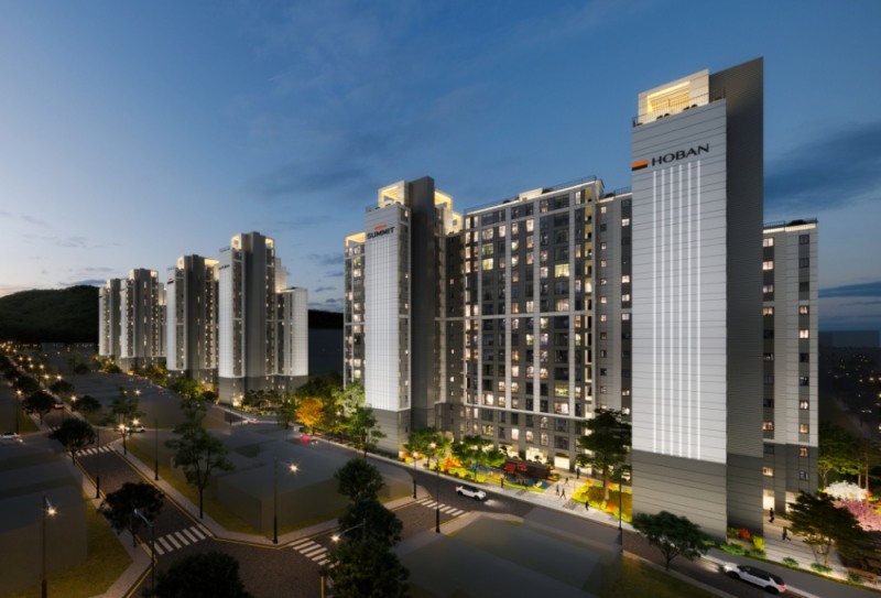 부천 삼익아파트5동 가로주택정비사업 조감도.(사진=호반건설)