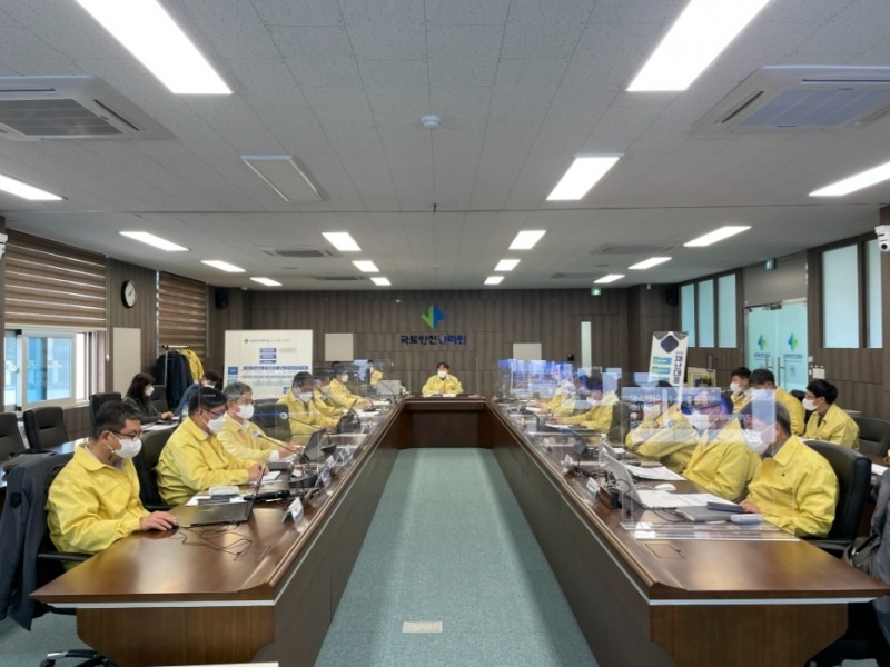 2021 재난대응 안전한국훈련 실시 전경.(사진=국토안전관리원)