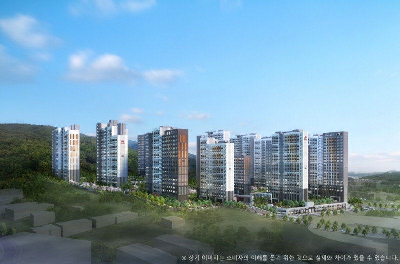 '힐스테이트 초월역' 투시도