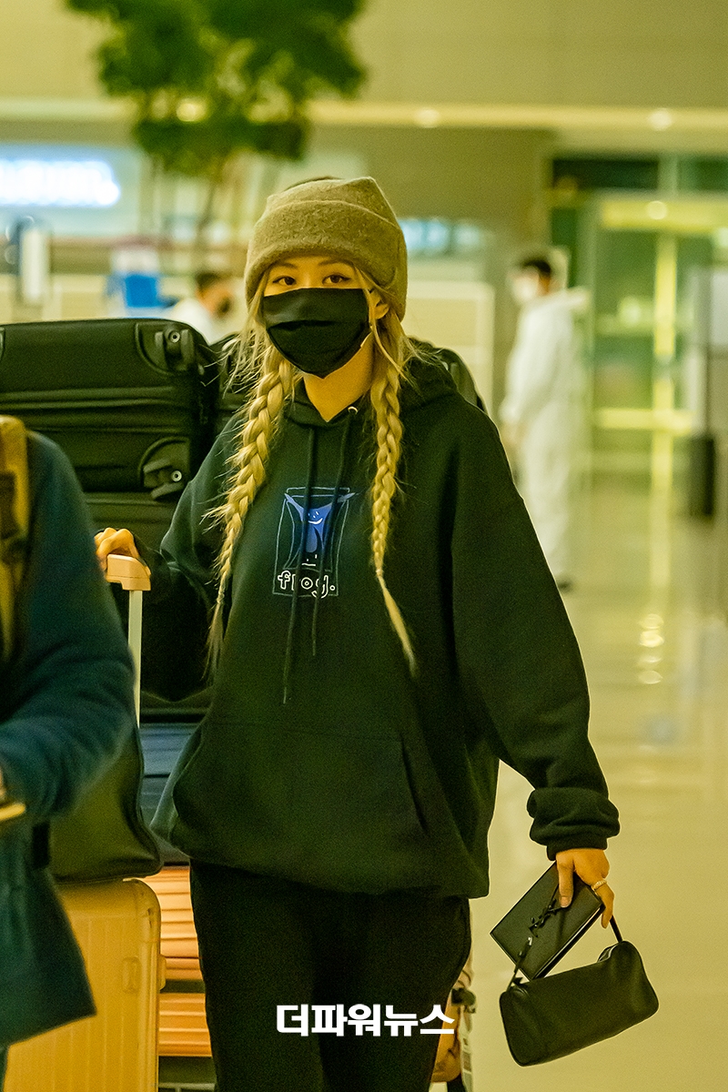 블랙핑크 로제, 인천국제공항 입국