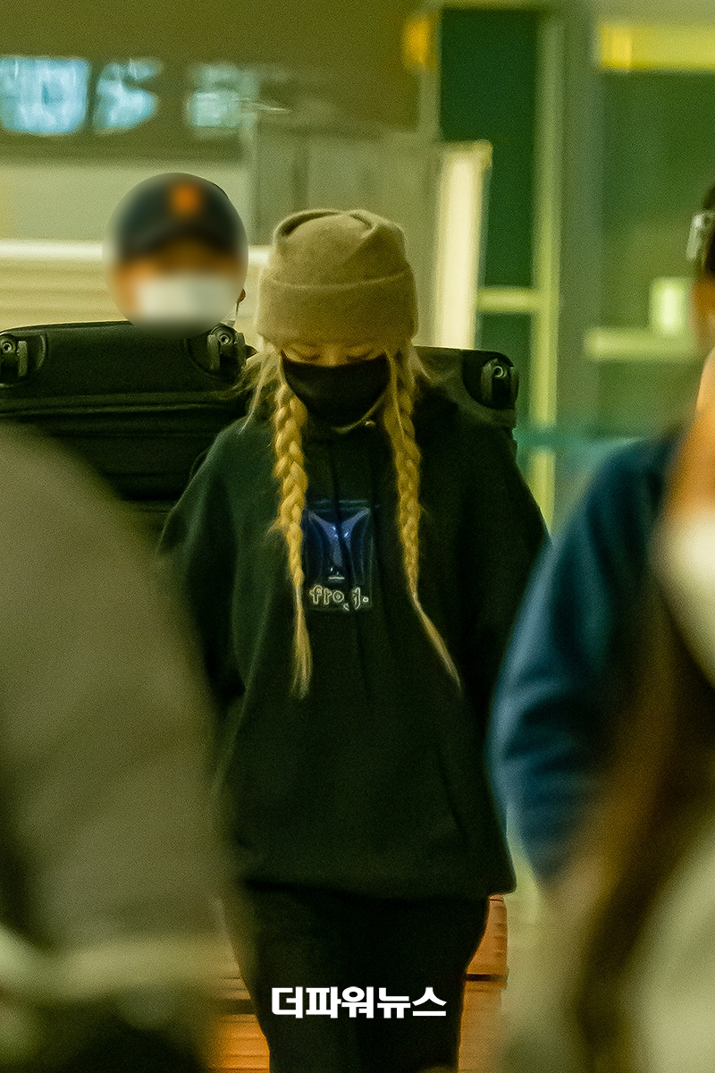 블랙핑크 로제, 인천국제공항 입국