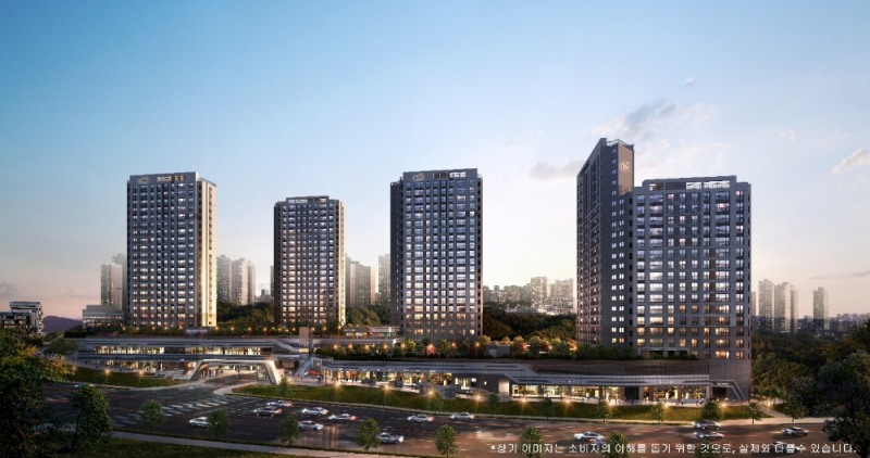 화성동탄2지구 A-60블럭 석경투시도.(사진=제일건설)