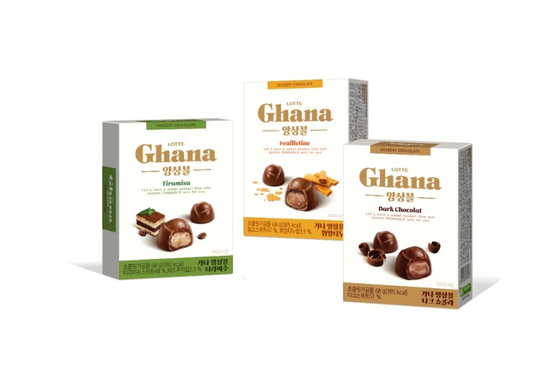 롯데제과 ‘가나 앙상블’ 선봬