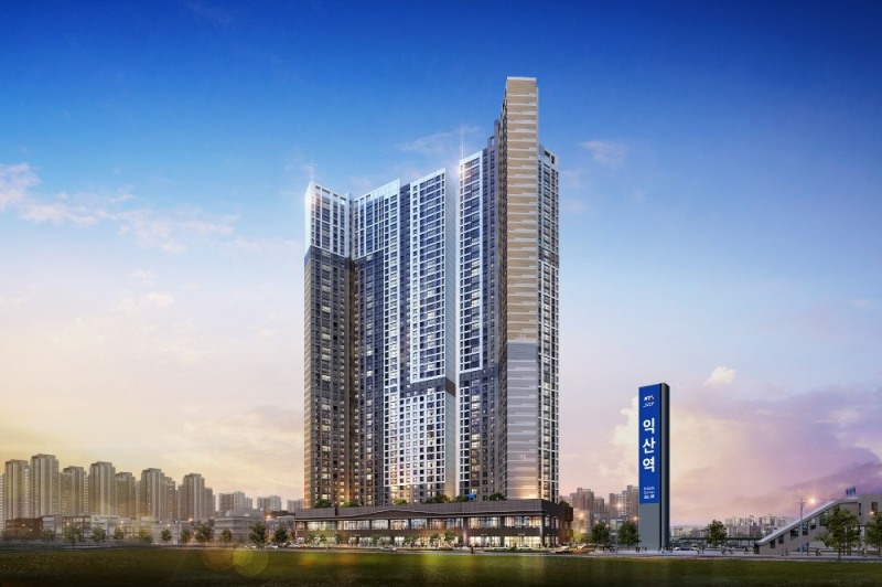 유블레스47 모현 야경 투시도