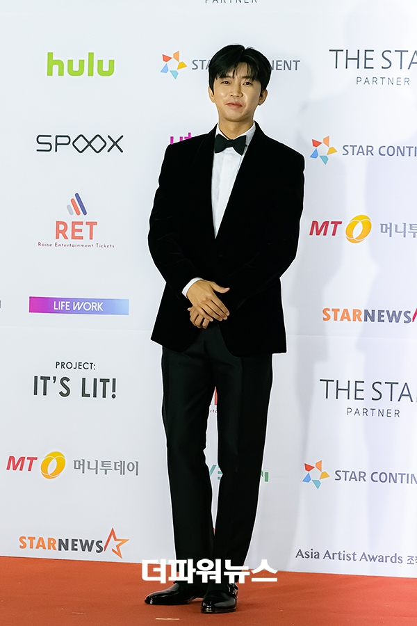 임영웅, '2021 Asia Artist Awards' 포토월 행사