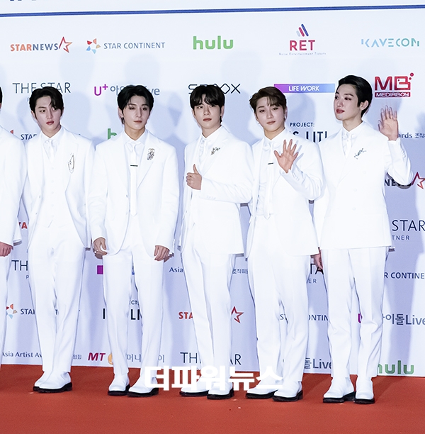 골든차일드, '2021 Asia Artist Awards' 포토월 행사