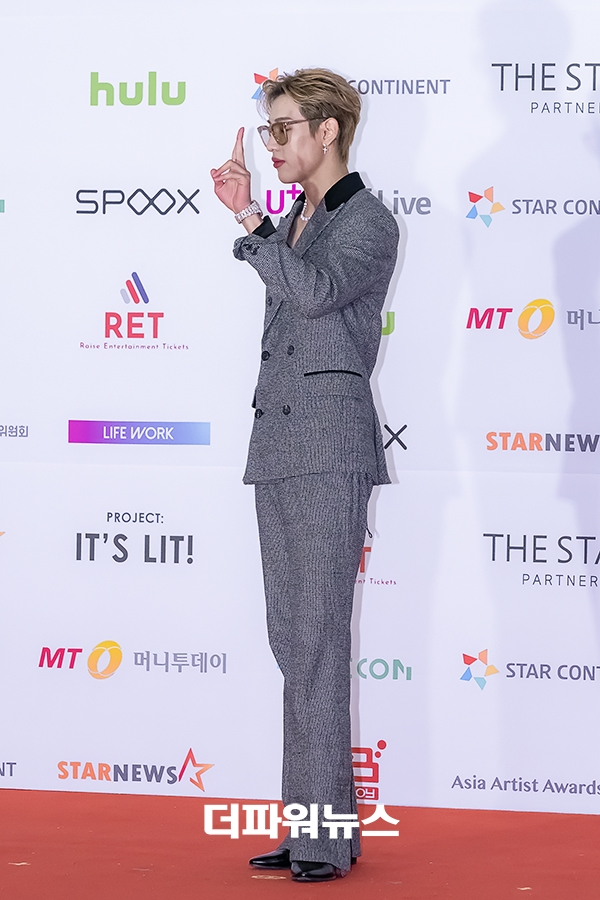 뱀뱀, '2021 Asia Artist Awards' 포토월 행사