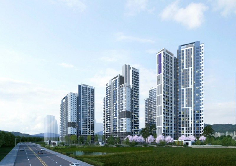 효성해링턴 플레이스 안성 공도 투시도.