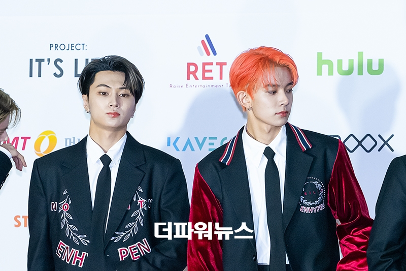 엔하이픈, '2021 Asia Artist Awards' 포토월 행사