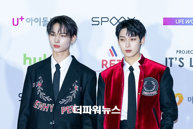 엔하이픈, '2021 Asia Artist Awards' 포토월 행사