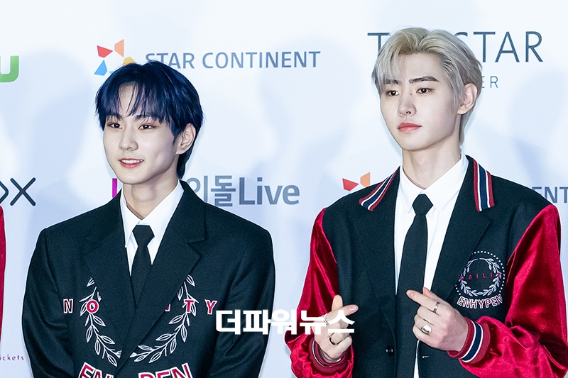엔하이픈, '2021 Asia Artist Awards' 포토월 행사