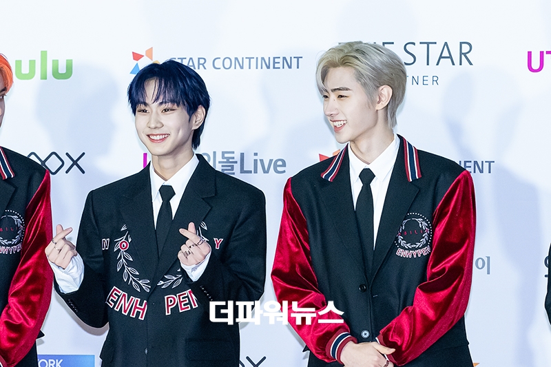 엔하이픈, '2021 Asia Artist Awards' 포토월 행사