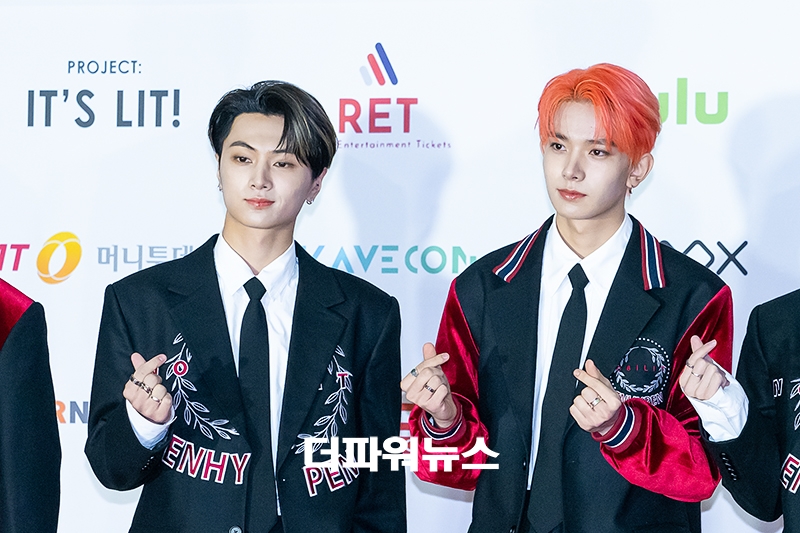 엔하이픈, '2021 Asia Artist Awards' 포토월 행사