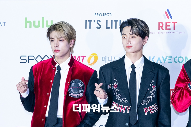 엔하이픈, '2021 Asia Artist Awards' 포토월 행사