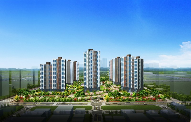 탕정역 예미지 투시도.(사진=금성백조)