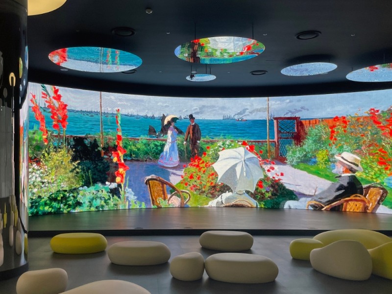 롯데百 동탄점, 국내 최초로 ‘라스팅 임프레션즈’ 미디어아트 전시 선보여