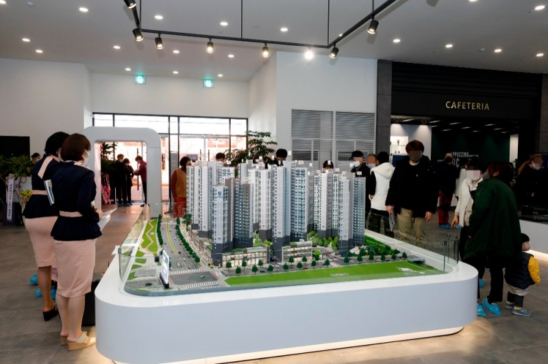 내포신도시 반도유보라 모형도.(사진=반도건설)