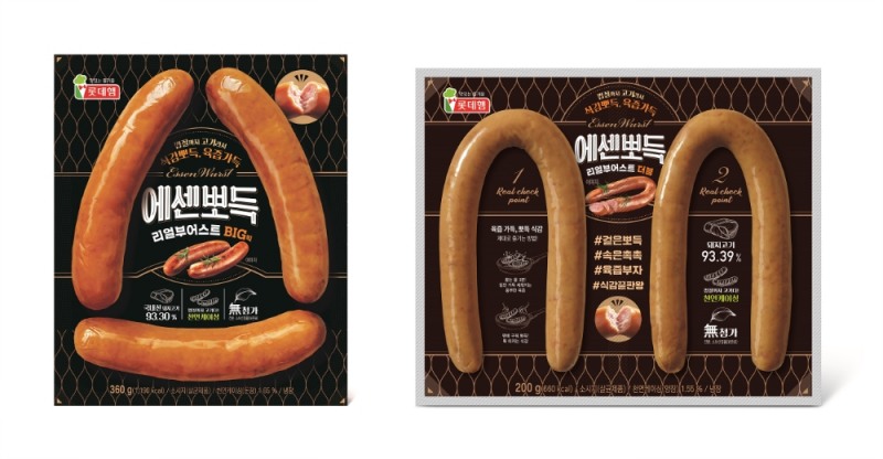 롯데푸드 ‘에센뽀득 리얼부어스트’ 2종 출시