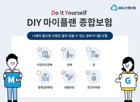 MG손해보험 ‘다이렉트 DIY 마이플랜 종합보험’ 출시