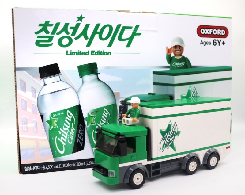 롯데칠성음료, 옥스포드 블록 한정 패키지 출시