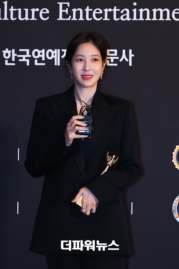 이지아, 대한민국 문화연예대상 시상식