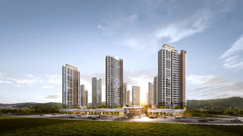 제일풍경채 검단 1차 투시도.(사진=제일건설)