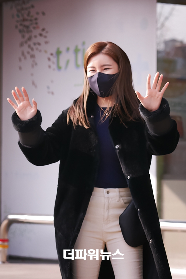 송가인, 가요무대 출근길 현장