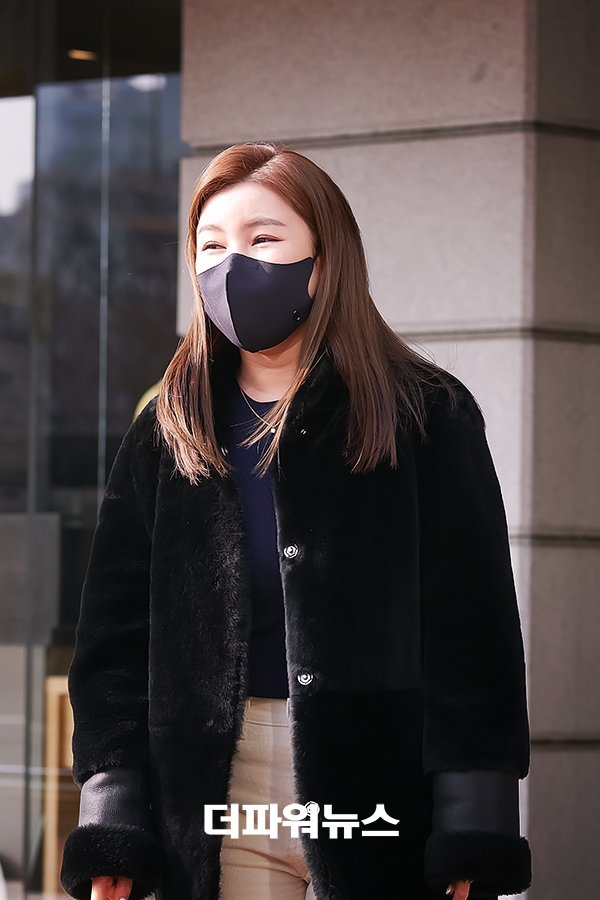송가인, 가요무대 출근길 현장