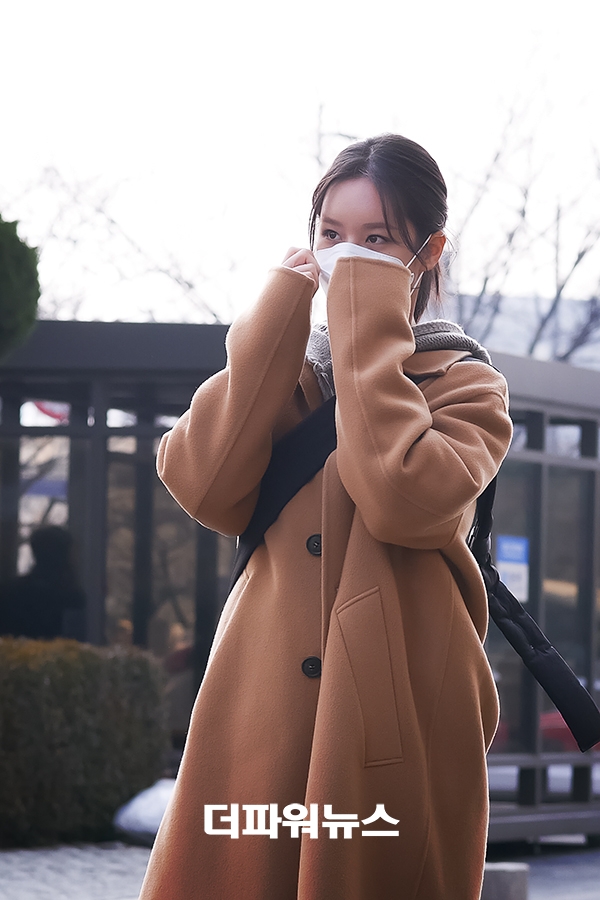 이혜리, 드라마 출근길 현장