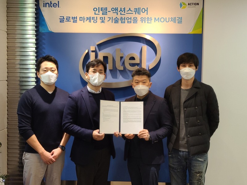 액션스퀘어, 美 인텔과 ‘앤빌’ 글로벌 마케팅 및 기술협력을 위한 MOU 체결