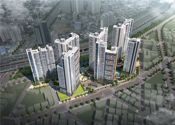 힐스테이트관악뉴포레 조감도. 사진=SH