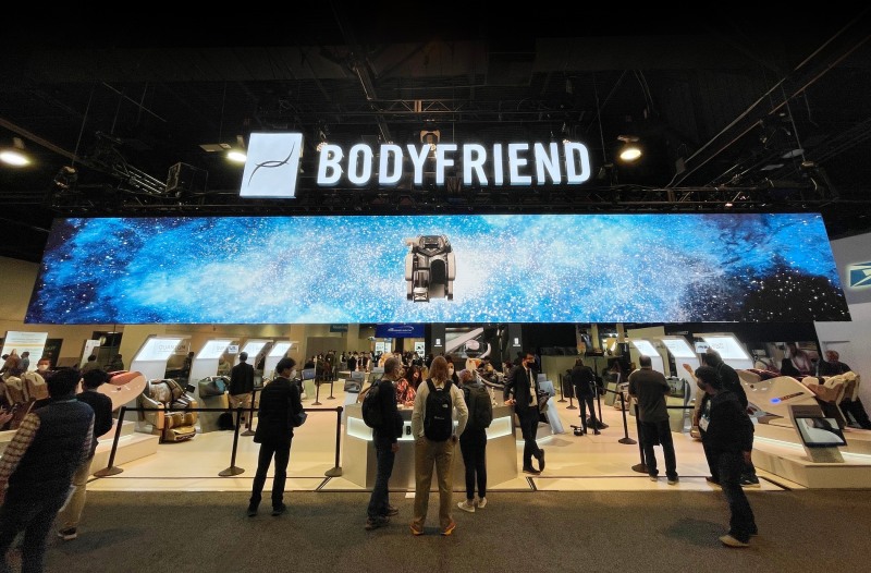 바디프랜드, CES 2022서 첨단 안마의자 공개