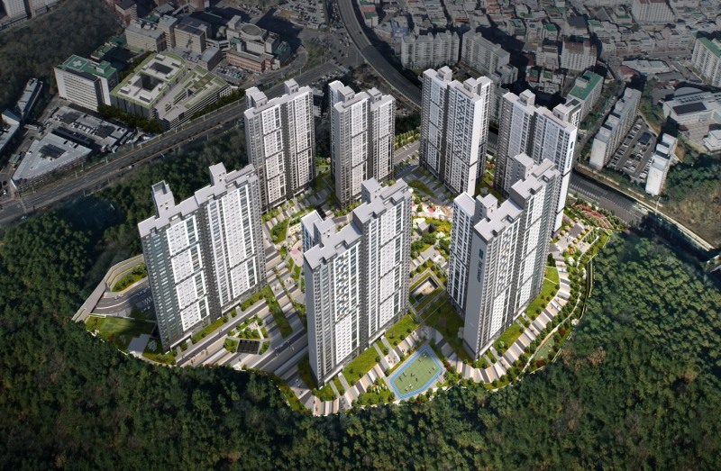 더샵 청주그리니티 조감도