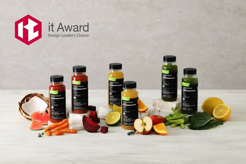 풀무원녹즙, 신선 원료 강조한 디자인으로 클렌즈랩 시리즈 ‘제10회 잇-어워드’ 음료 부문 대상 수상
