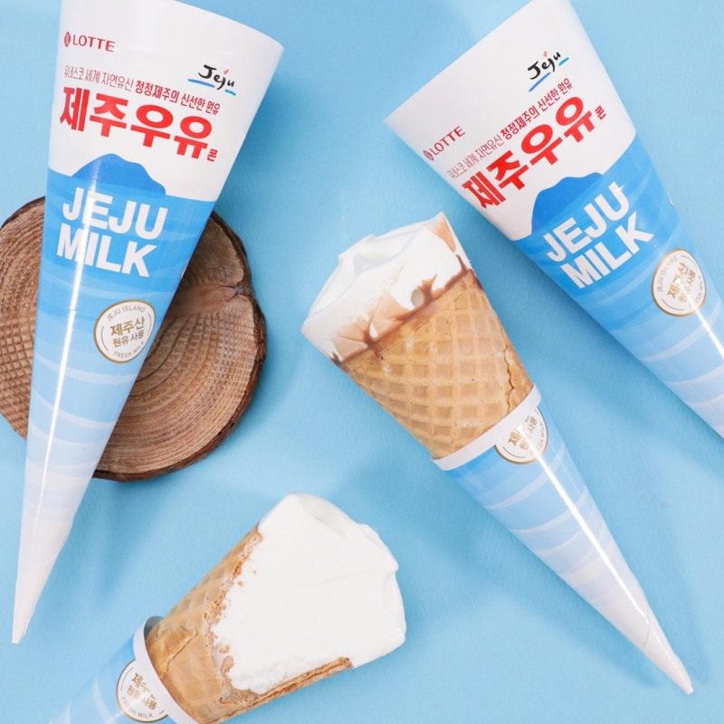 세븐일레븐 ‘제주우유 콘아이스크림’출시